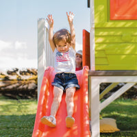 Smoby Kids Playhouse on Stilts with Slide | Strong and Durable Wendy House, Suitable for Outdoor and Garden Use