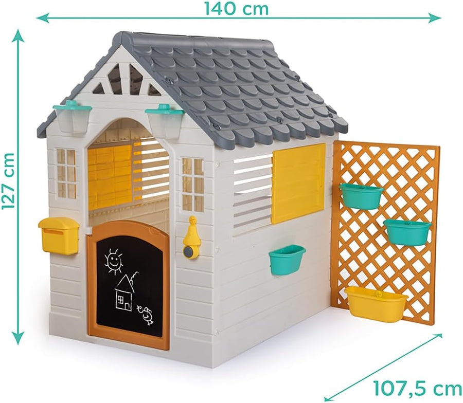 Dolu Children's Garden Playhouse with Fence
