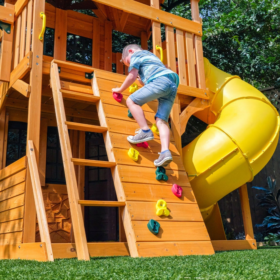 Boulder Station Swing Set - Installation Available