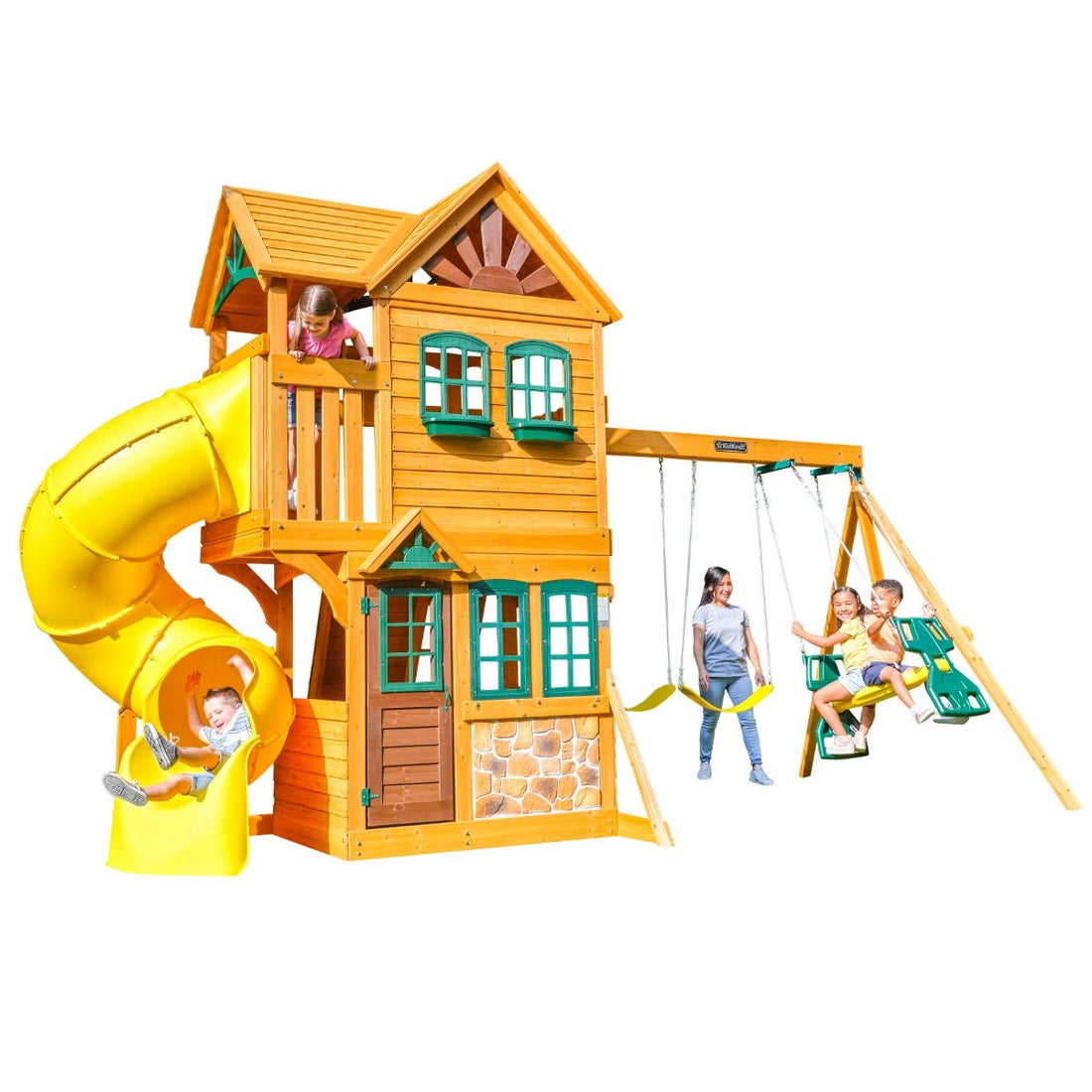 Boulder Station Swing Set - Installation Available