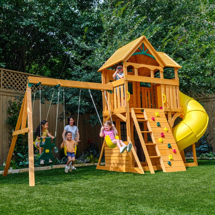 Boulder Station Swing Set - Installation Available