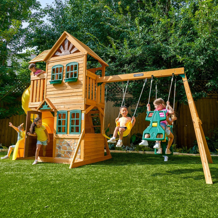 Boulder Station Swing Set - Installation Available